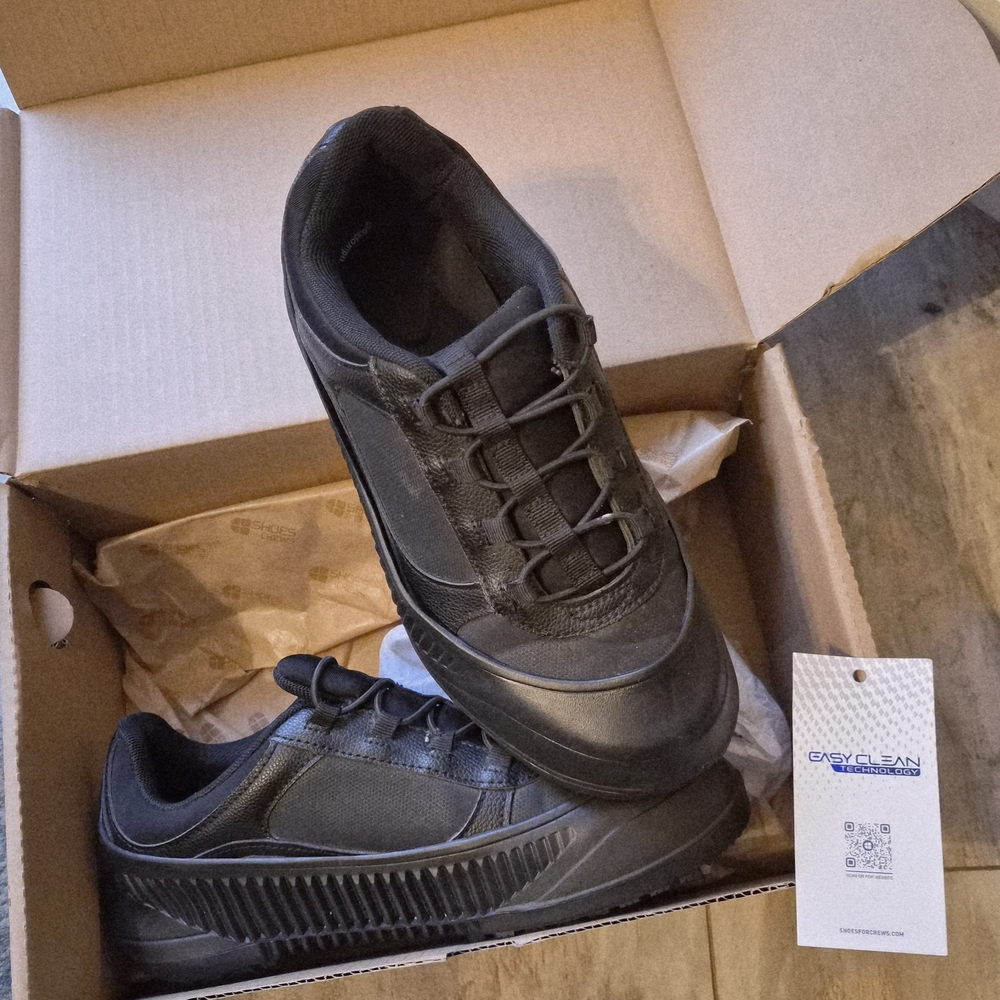 Shoes For Crews Black Athletic Sneakers